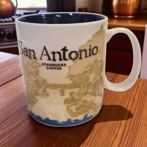 Starbucks San Antonio Mug Collector's Series 16oz Texas City Icon Coffee 2011